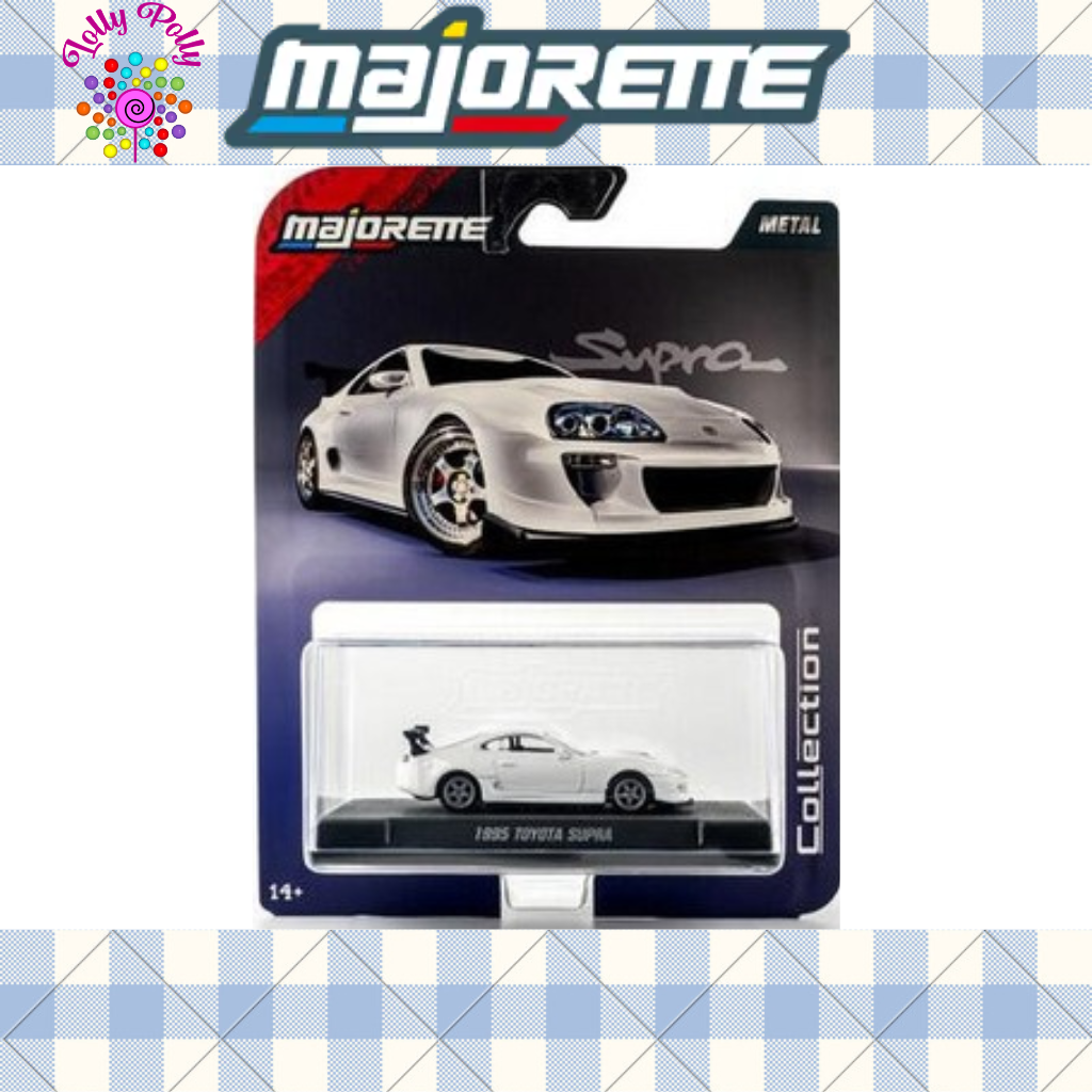 e64fe96860ad2ddfde478823a7cfdd2d-2.png Majorette Collection 1995 Toyota Supra Diecast Model Car - Image 1