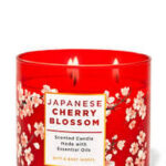 🔥In Stock🔥 | 💯% Authentic | ✨Lowest Price✨ Bath And Body Works Japanese Cherry Blossom 3-Wick Candle