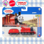 Thomas & Friends Deluxe Die-Cast Engine, Metal Train Toy Push Along Engine for Kids (JLB63) - Image 2