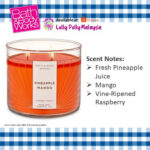 🔥In Stock🔥 | 💯% Authentic | ✨Lowest Price✨ Bath And Body Works Pineapple Mango 3-Wick Candle