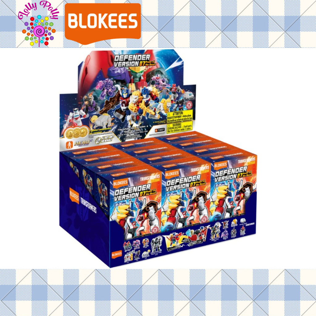 3adcc508965e4d1157c584a808c6541e.png Blokees Transformers (Blind Box) - Defender Version 07 - Power of the Beast (71407) - Individual Pack - Image 1