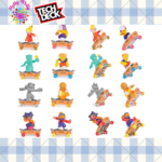 Teck Deck Free Riders Collectible Mini Skateboard Figure (Assorted) - Image 2