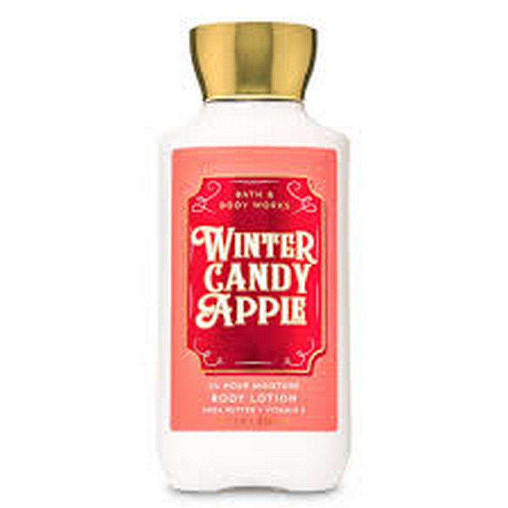 44fe80e3160359cae647510854226eab.jpeg 🔥In Stock🔥 | 💯% Authentic | ✨Lowest Price✨ Bath and Body Works Winter Candy Apple Super Smooth Body Lotion - Image 1