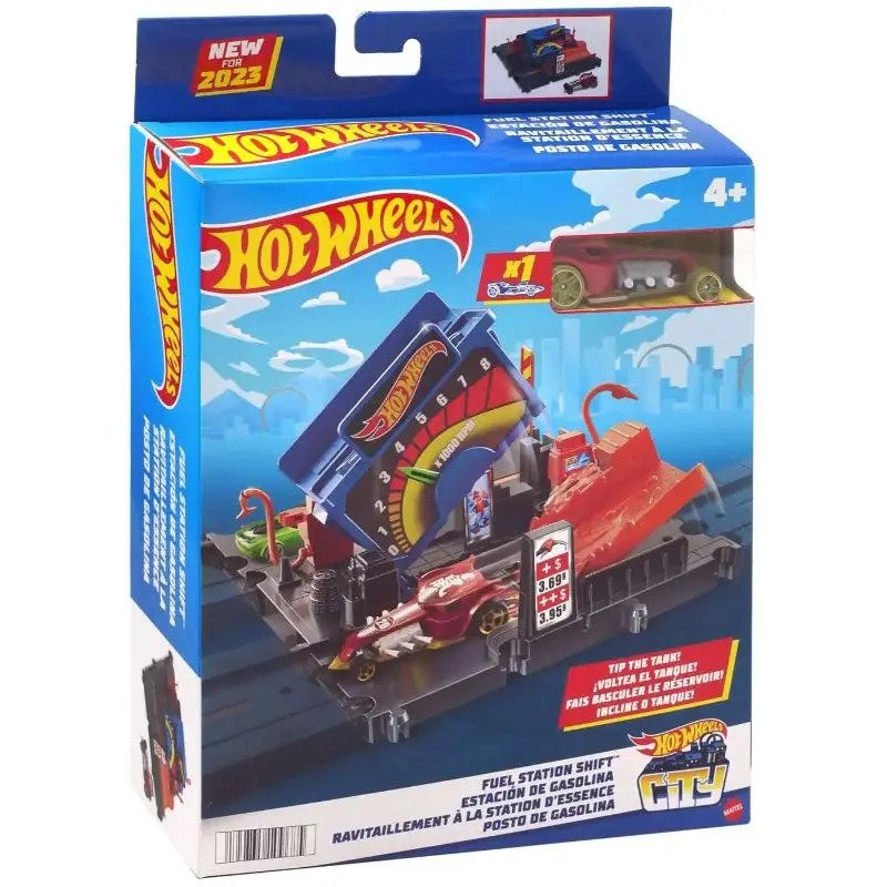 4a768473f8c7f820f030459a8a7af3b1.jpeg 🔥In Stock🔥 | 💯% Authentic | ✨Lowest Price✨ Hot Wheels City Fuel Station Shift Playset (HMD53) - Image 1
