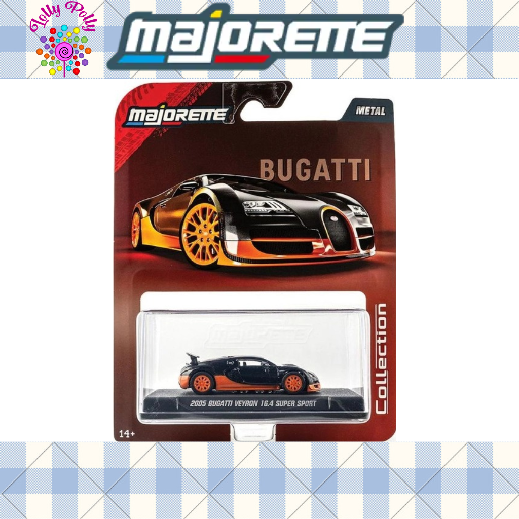 4d8d387988ae614c1a0bde167fe78fde.png Majorette Collection 2005 Bugatti Veyron 16.4 Diecast Model Car - Image 1
