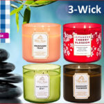 🔥In Stock🔥 | 💯% Authentic | ✨Lowest Price✨ Bath And Body Works 3-Wick Scented Candles (Champagne Toast/Japanese Cherry Blossom/A Thousand Wishes/Cactus Blossom)