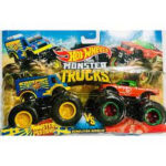 🔥In Stock🔥 | 💯% Authentic | ✨Lowest Price✨ Hot Wheels Die Cast Metal Body Monster Portions VS Tuong Ot Sriracha Demolition Doubles