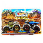 🔥In Stock🔥 | 💯% Authentic | ✨Lowest Price✨ Hot Wheels Monster Trucks 1:64 Bone Shaker vs Rodger Dodger (FYJ64)