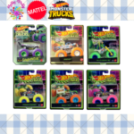 Hot Wheels Monster Trucks Die-Cast 1:64 Scale Toy Truck Glows in The Dark (JFX08)