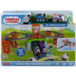🔥In Stock🔥 | 💯% Authentic | ✨Lowest Price✨ Thomas & Friends Push Along Thomas & Kana Race For The Sodor Cup Set (HFW03)