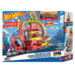 🔥In Stock🔥 | 💯% Authentic | ✨Lowest Price✨ Hot Wheels City Super Loop Fire Station Playset, Track Set With 1 Toy Car (HKX41)