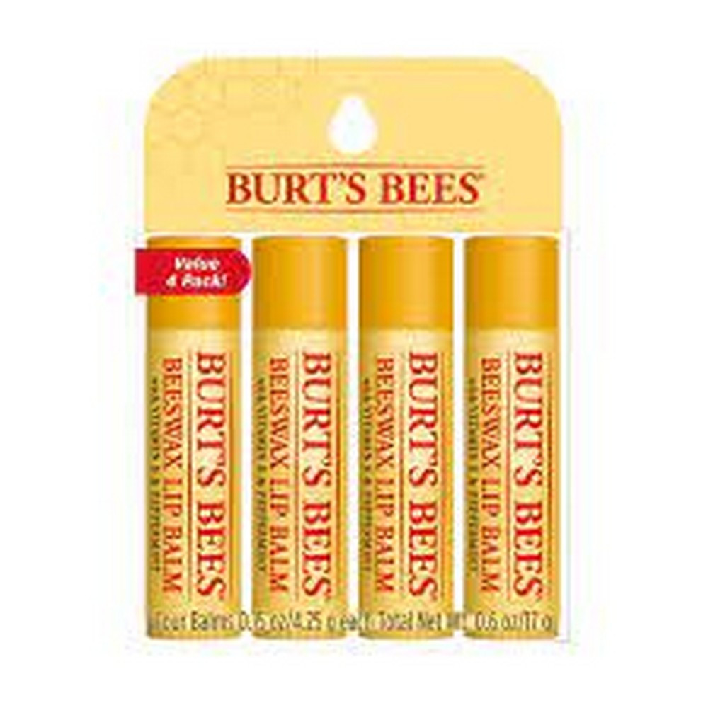 808db58678039c0fe5bb835da8fbff5b.jpeg 🔥In Stock🔥 | 💯% Authentic | ✨Lowest Price✨ Burt's Bees 100% Natural Moisturizing Lip Balm Original Beeswax, 4 Count - Image 1