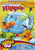 Hasbro Gaming Elefun & Friends Hungry Hungry Hippos Grab & Go Game - Image 3