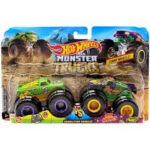 🔥In Stock🔥 | 💯% Authentic | ✨Lowest Price✨ Hot Wheels Monster Trucks 1:64 Demolition A51 Patrol vs Test Subjects (FYJ64)