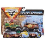 🔥In Stock🔥 | 💯% Authentic | ✨Lowest Price✨ Monster Jam 1:64 2 Packs Double Down Showdown - Dragon vs Thunder Bus