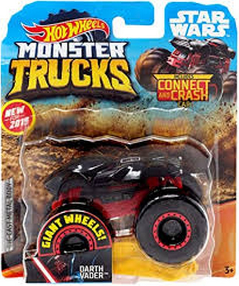 86bd9370e2bae816c081db5aa562cb9c.jpeg 🔥In Stock🔥 | 💯% Authentic | ✨Lowest Price✨ Hot Wheels Monster Trucks 1:64 Collection - Darth Vader (FYJ44) - Image 1