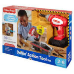 🔥In Stock🔥 | 💯% Authentic | ✨Lowest Price✨ Fisher-Price Drillin' Action Tool Set