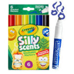 🔥In Stock🔥 | 💯% Authentic | ✨Lowest Price✨ Crayola Silly Scents Chisel Tip Markers 6 Count