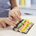 🔥In Stock🔥 | 💯% Authentic | ✨Lowest Price✨ Play-Doh Kitchen Creations Sushi Play Food Set with 9 Play-Doh Cans - Image 6