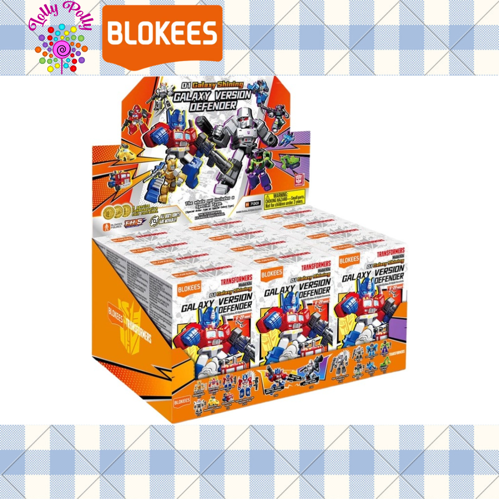 96c6887bc2710abdc1cf017ab36afe31.png Blokees Transformers (Blind Box) - Galaxy Version Defender 01 - Defender (71301) - Individual Pack - Image 1