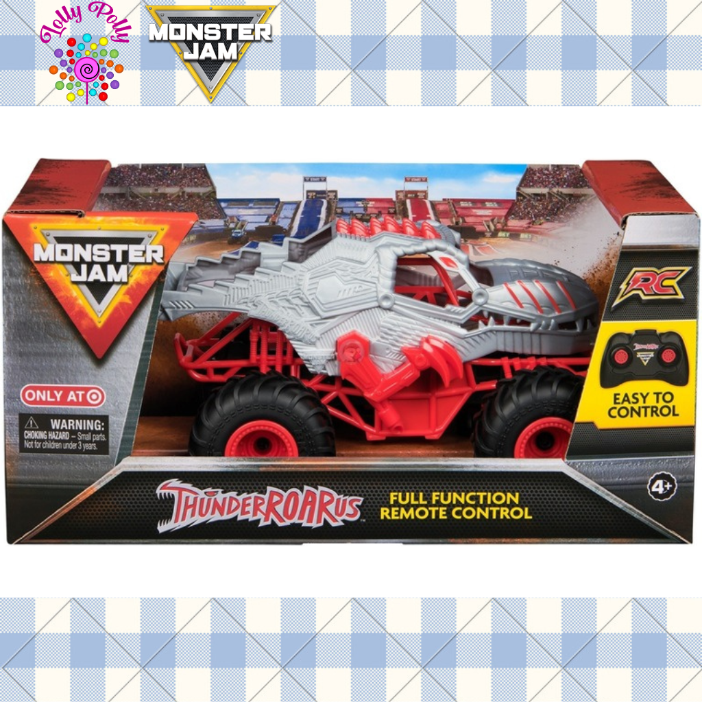 9a644e66523d6bccfcf0d27ac5261393.png 🔥In Stock🔥 | 💯% Authentic | ✨Lowest Price✨ Monster Jam 1:24 Remote Control - ThunderROARus - Image 1