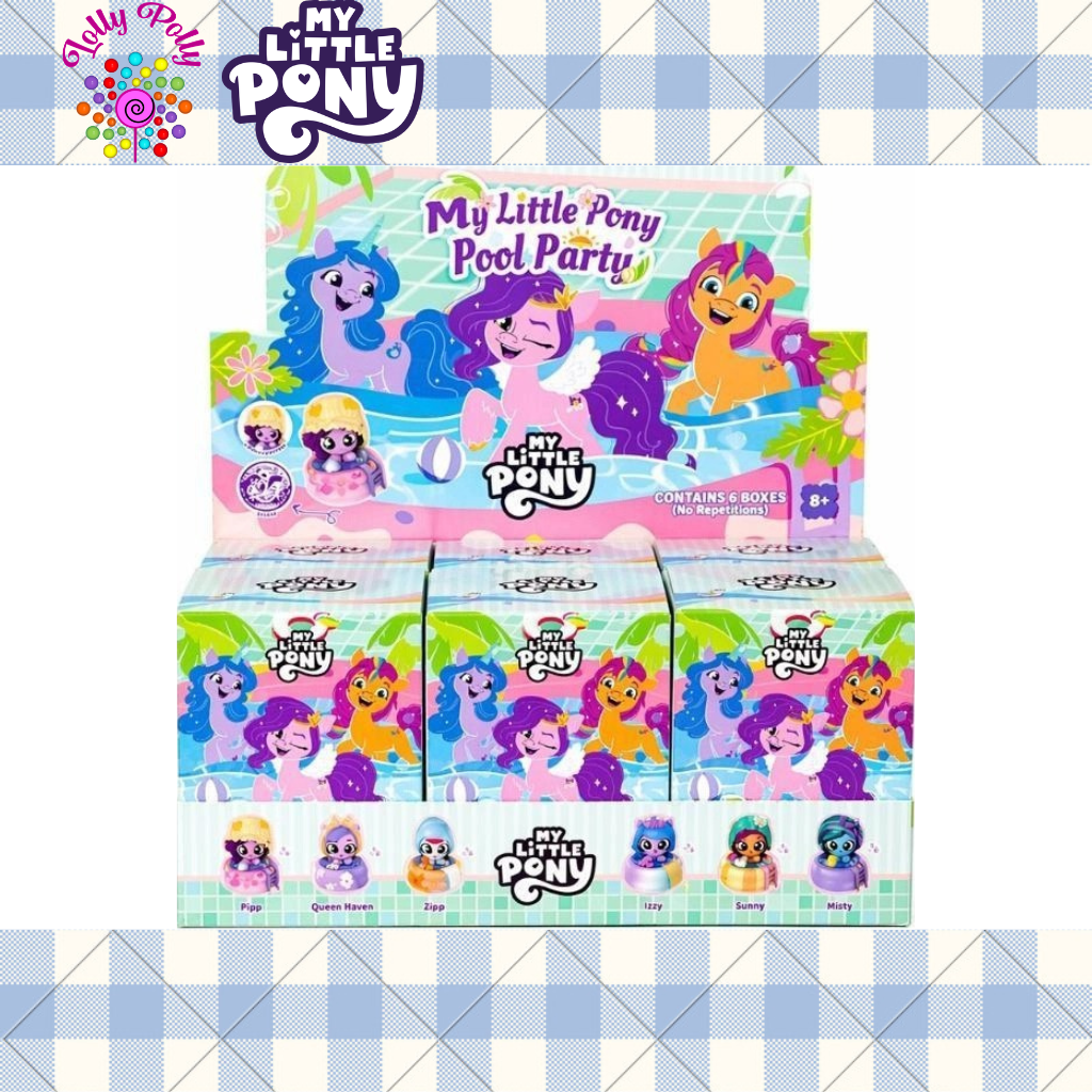 9fc1f7fc7a09c4578d924ad3bfb8f308.png My Little Pony Pool Party Asst DMLP-801EN - Image 1