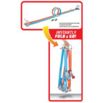 🔥In Stock🔥 | 💯% Authentic | ✨Lowest Price✨ Hot Wheels Double Loop Dash Playset Fold and Go Racetrack - Image 3