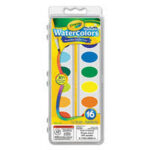 🔥In Stock🔥 | 💯% Authentic | ✨Lowest Price✨ Crayola Washable Watercolors 16 Counts