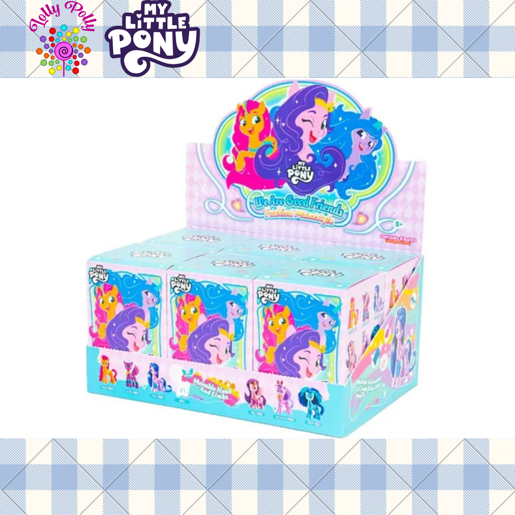 b18a985bb979eb024ac671978f0297d8.png My Little Pony We Are Good Friends Fashion Manestyle Asst DMLP-110 - Image 1