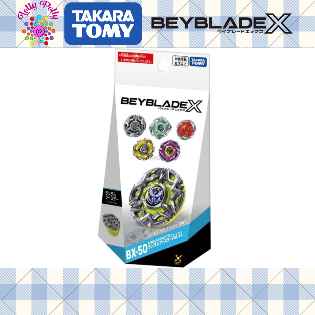bd7e21cc1e0fe5da2c600ff255d74490.png Takara Tomy Beyblade X BX-50 Random Booster Vol.11 084174 - Image 1