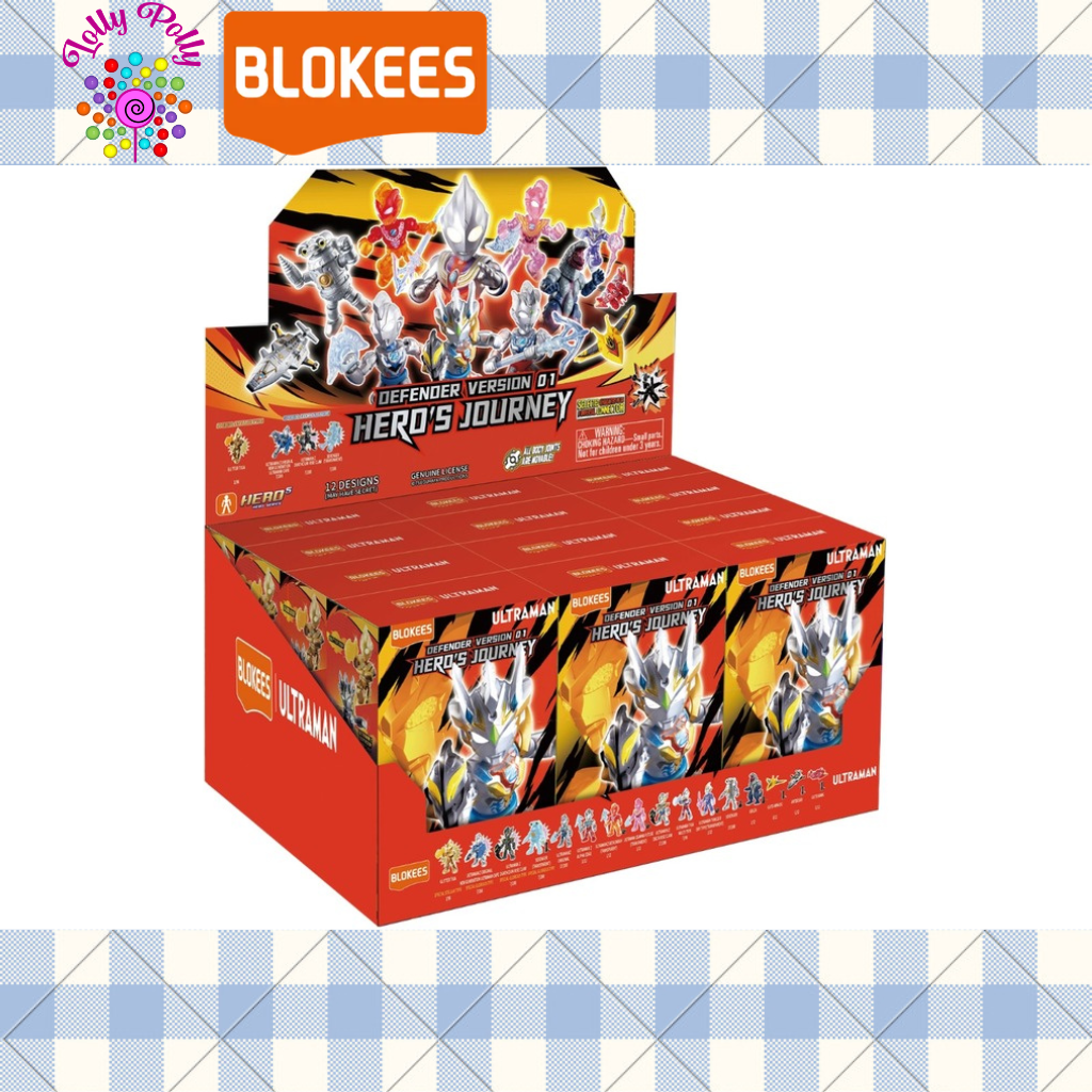 c906e36219210024eb132c77da318eca.png Blokees Ultraman (Blind Box) - Defender Version 01 - Hero's Journey (71275) - Image 1