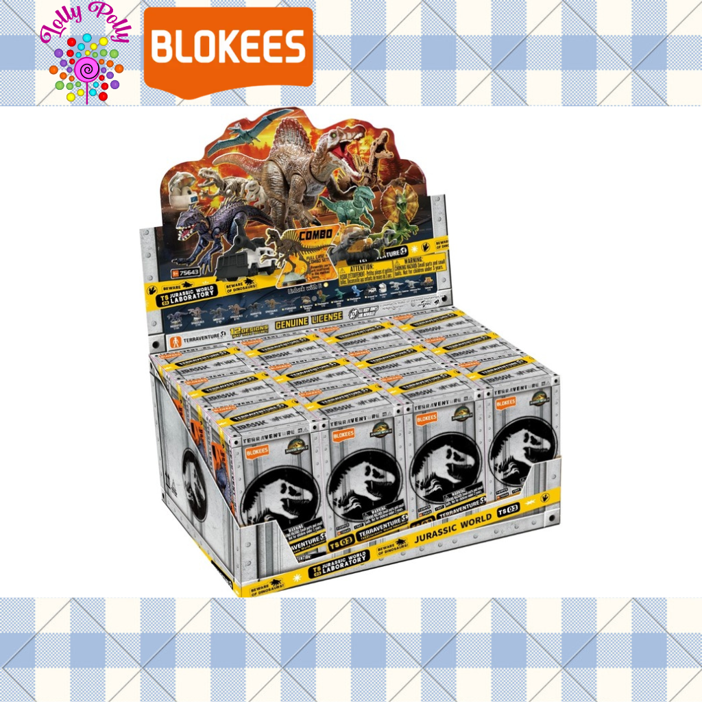 c9f67b16ec760ca82fc777c60f7d9564.png Blokees Jurassic World (Blind Box) - TS 03 - Jurassic World Laboratory (75643) - Image 1