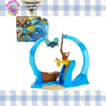Monster Jam Megalodon Loop of Doom Stunt Playset with Exclusive 1:64 Scale Die-Cast Monster Truck - Image 2