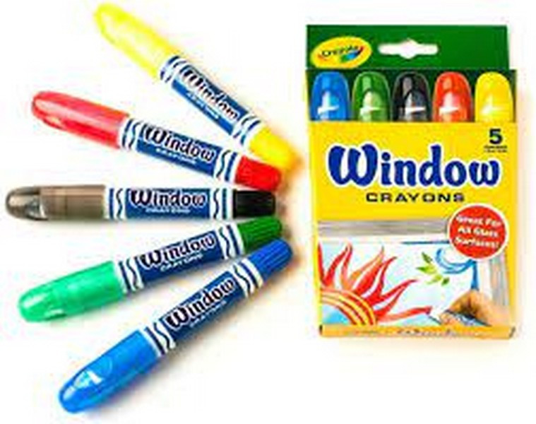 d86c4e84f13695f9cf4450c7e96fd48a.jpeg 🔥In Stock🔥 | 💯% Authentic | ✨Lowest Price✨ Crayola Window Crayons - Image 1
