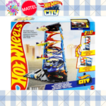 Hot Wheels City Transforming Race Tower Playset, Track Set With 1 Toy Car (HKX43)