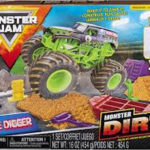 🔥In Stock🔥 | 💯% Authentic | ✨Lowest Price✨ Monster Jam Kinetic Dirt Deluxe Set - Grave Digger